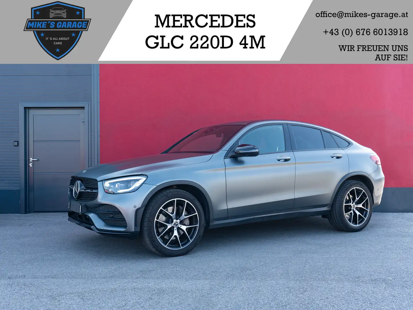 Mercedes-Benz GLC 220 d Coupé 4MATIC *FACELIFT* *AMG* *BURMESTER* Gris - 1