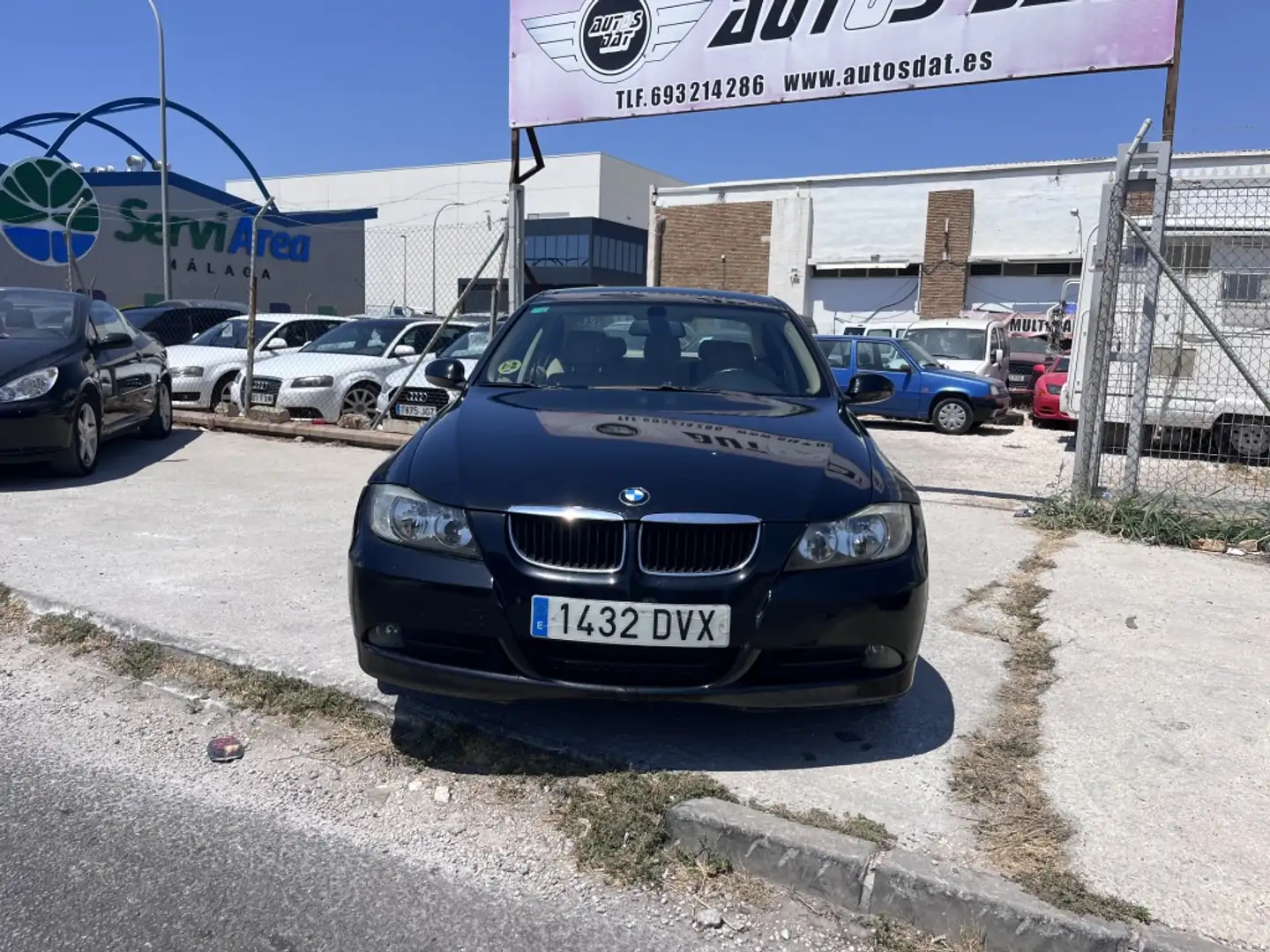 BMW 320 320d Aut. Negro - 2