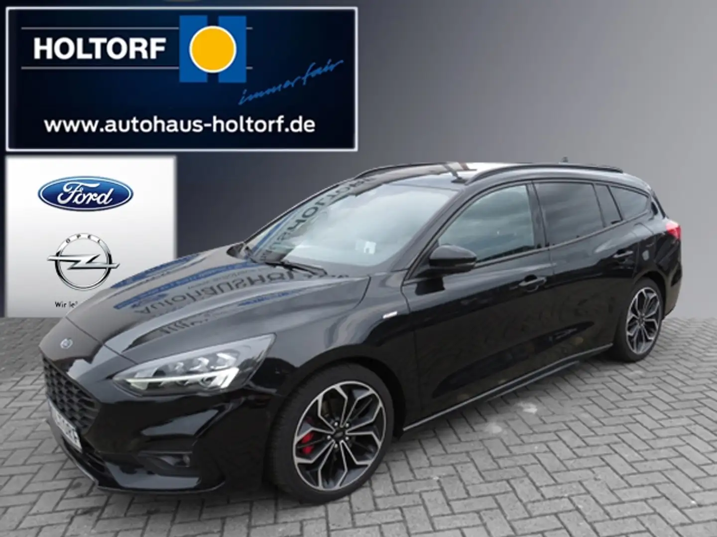 Ford Focus Turnier ST-Line KLIMA LED NAVI ALU Schwarz - 1