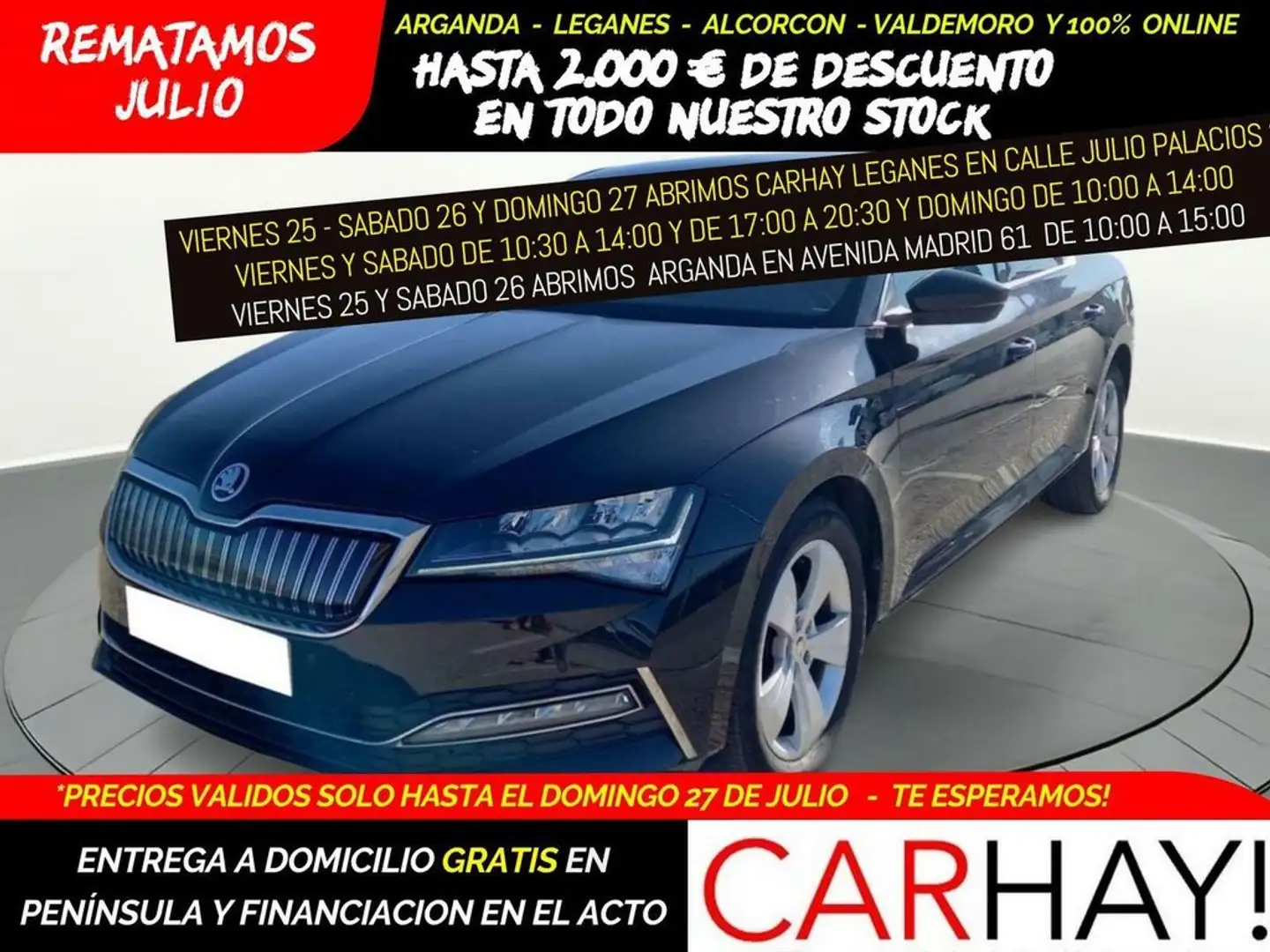 Skoda Superb 1.4 TSI PHEV AMBITION DSG AUT Negro - 1