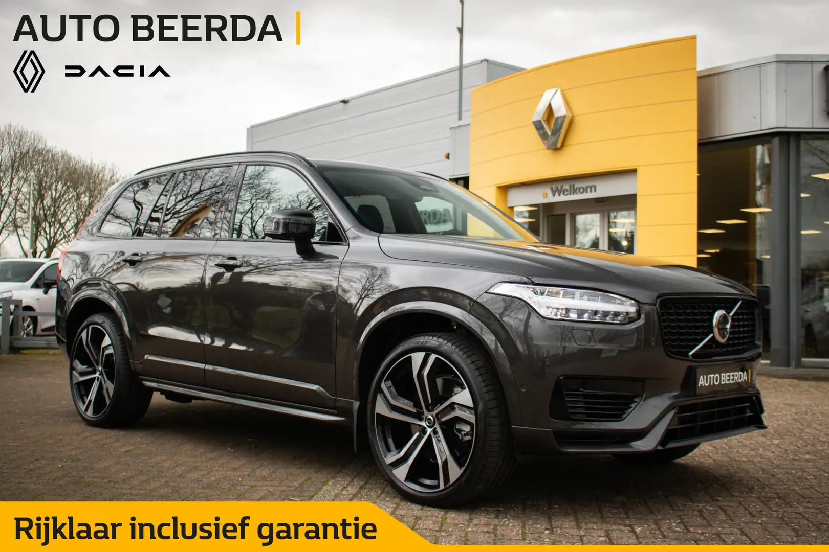 Volvo XC90 T8 Recharge AWD Ultimate Dark I Luchtvering I Bowe Grijs - 1