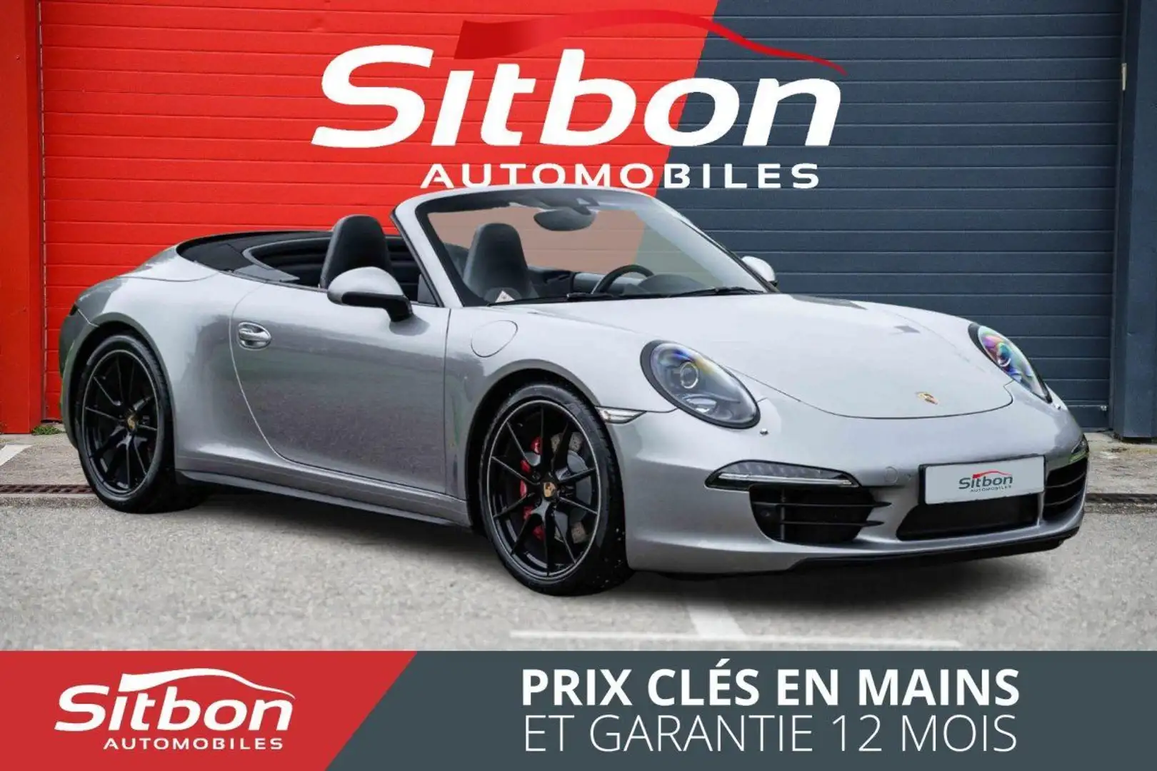 Porsche 991 991 Carrera 4S Cabriolet 3.8 400 PDK | 22kE doptio Argent - 1