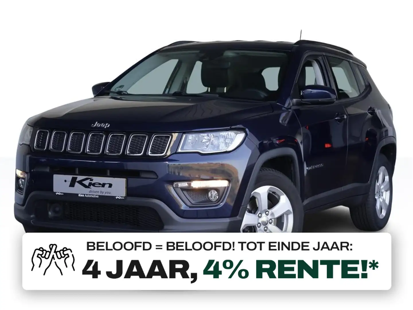 Jeep Compass 1.4 MultiAir Longitude | Navi | Apple Car Play | C Blauw - 1
