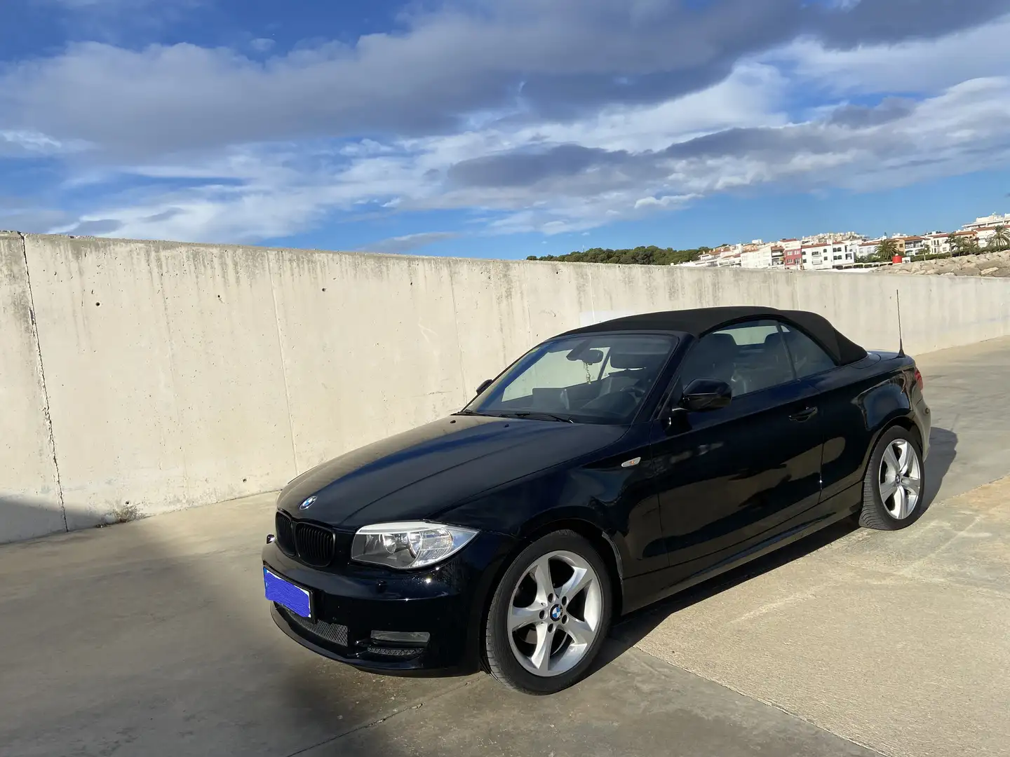 BMW 118 118d Cabrio Negro - 1