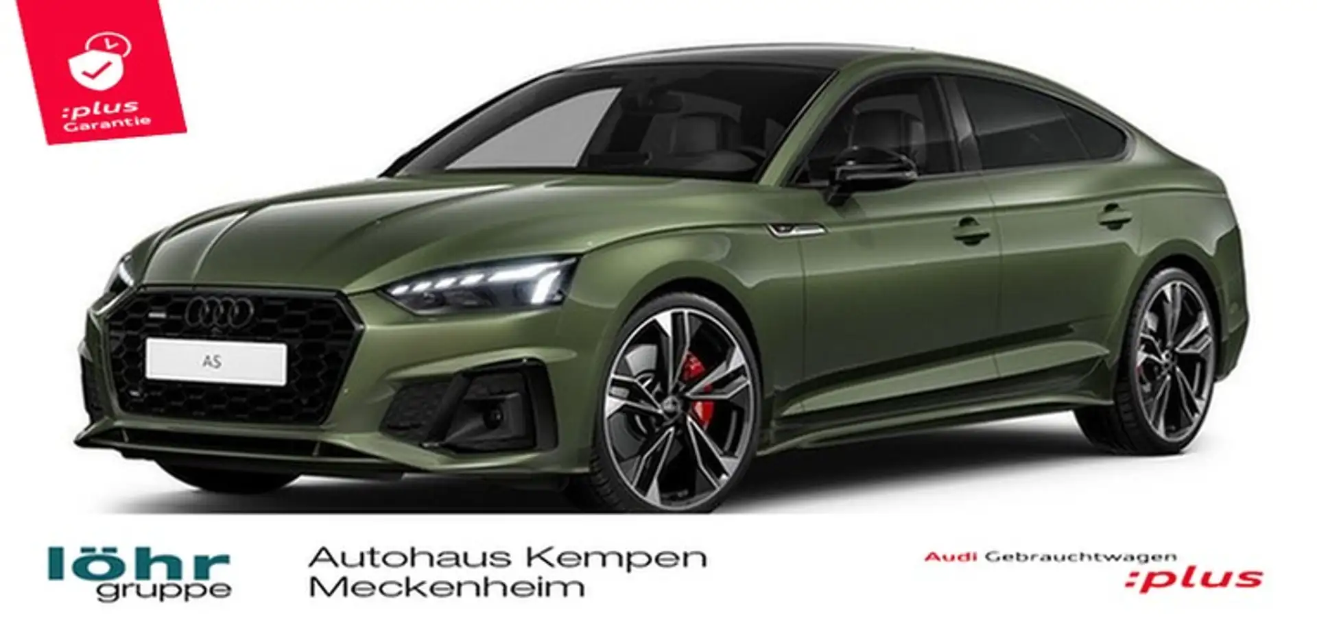 Audi A5 Sportback 45 TFSI Q S line 21"|3.99%|Pano|HuD|M... Green - 1