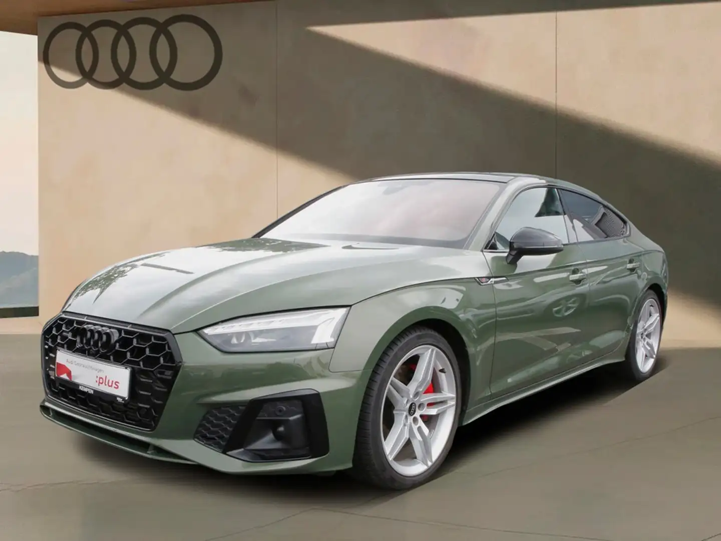 Audi A5 Sportback 45 TFSI Q S line 21"|3.99%|Pano|HuD|M... Grün - 2