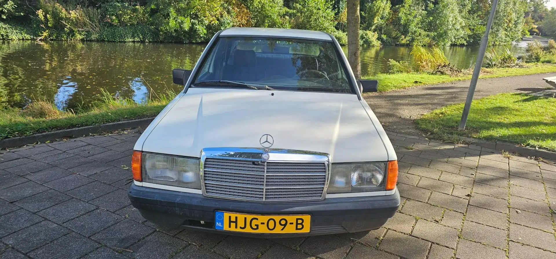 Mercedes-Benz 190 2.0 voll wegenbelastingvrij oldschool apk 27 Wit - 2