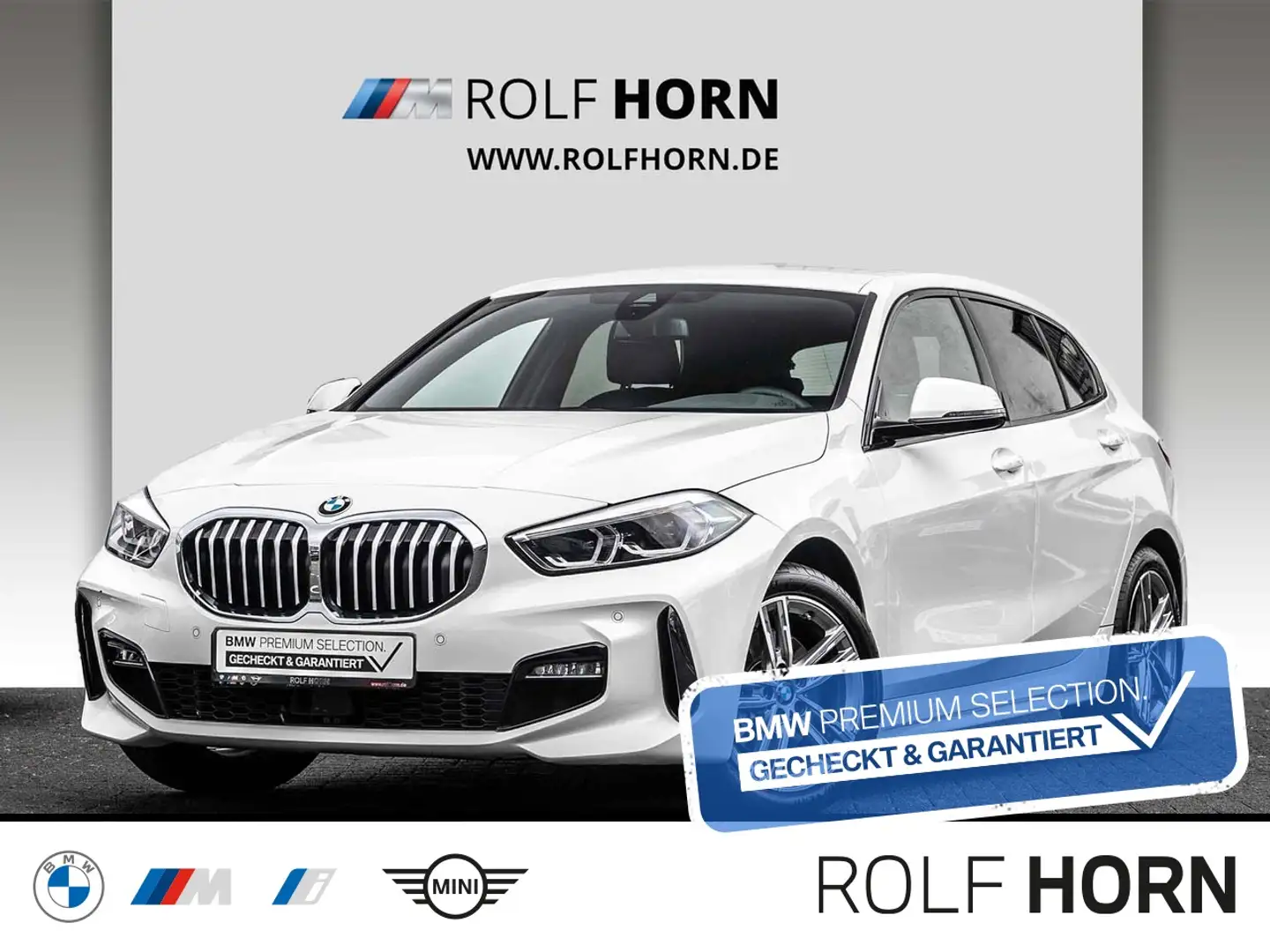 BMW 116 i M Sportpaket Lenkradhzg. Navi PDC LED Klima Weiß - 1