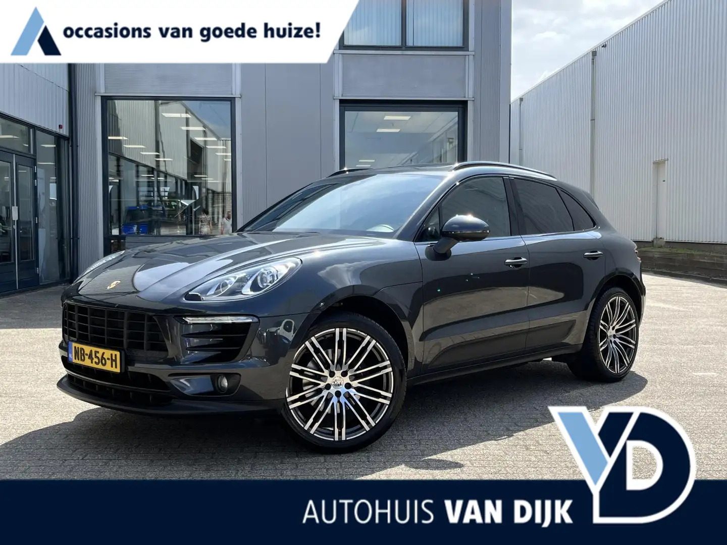 Porsche Macan 2.0 AWD | NL Auto/Voll.Historie/Navi/Pano.Dak/Luch Grijs - 1