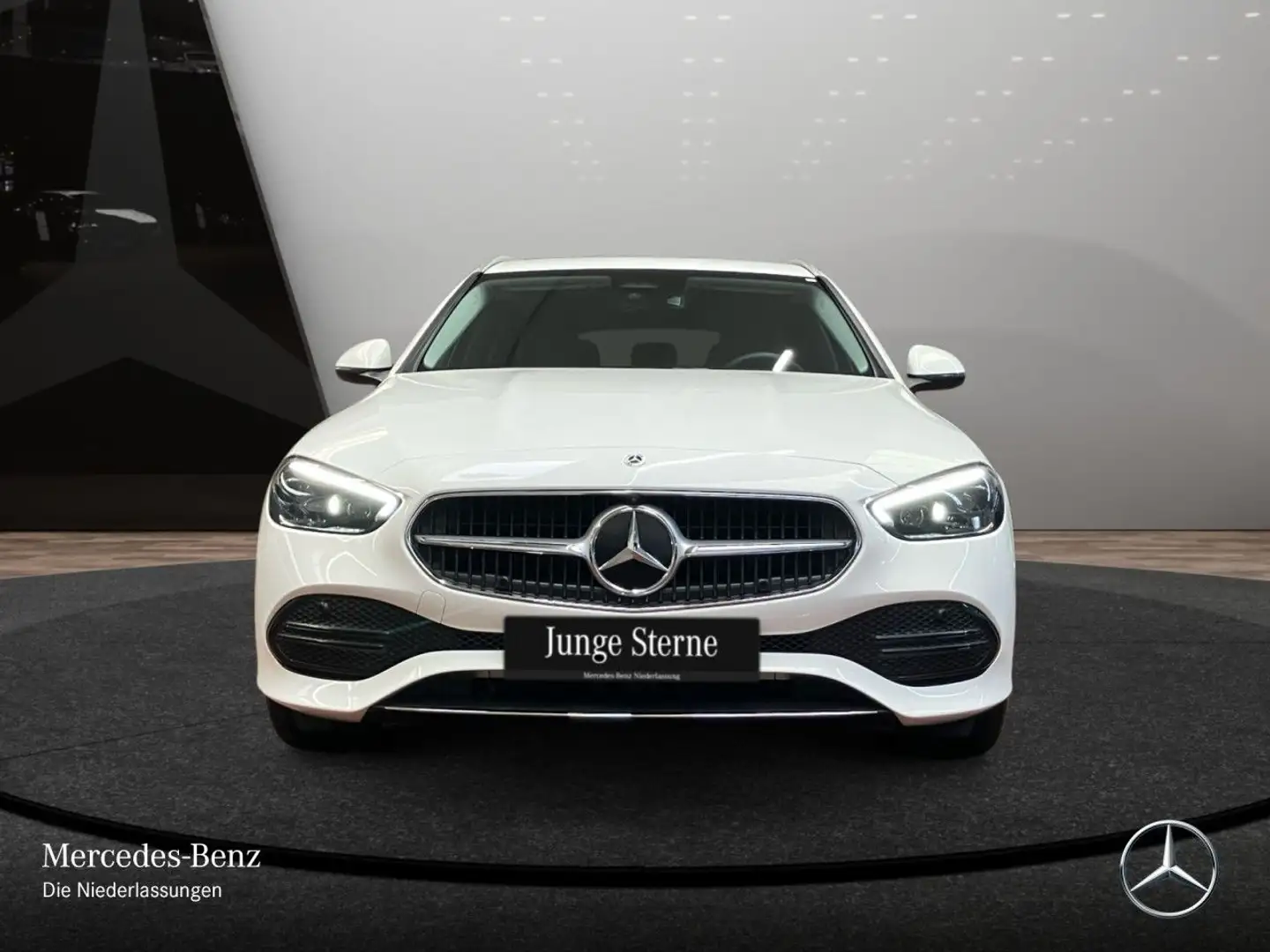 Mercedes-Benz C 220 d T 4M AVANTG+360+AHK+TOTW+KEYLESS+9G Weiß - 2