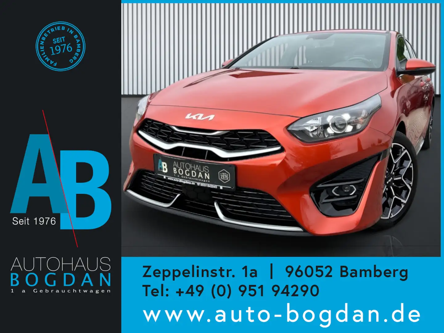 Kia ProCeed / pro_cee'd pro_cee´d GT-Line Automatik LED*adapt.Tempomat*CAM Orange - 1