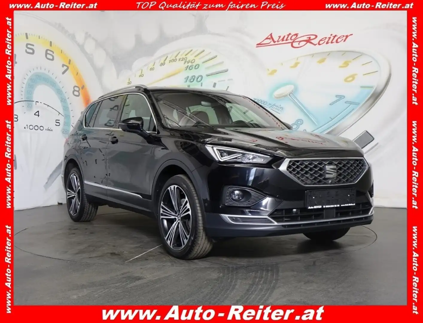 SEAT Tarraco 2,0 TDI Xcellence DSG *ACC, LED, NAVI, LEDER* Schwarz - 1