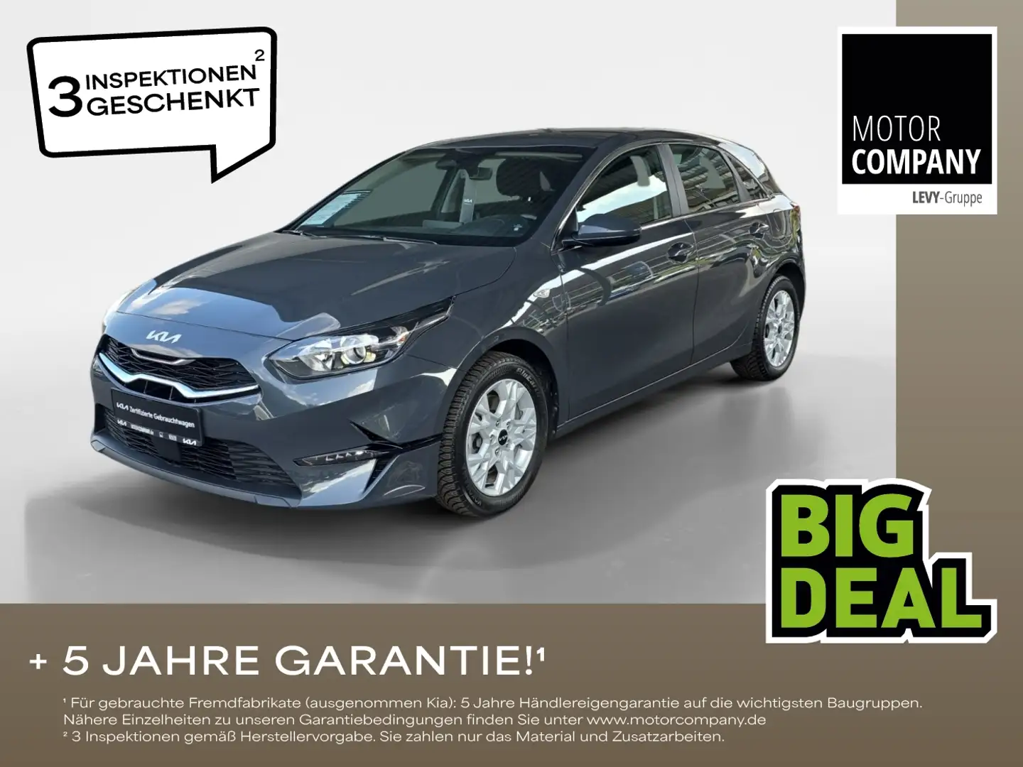 Kia Ceed / cee'd Ceed 1.5 T-GDI Vision +DCT+Navi+R.Kam+Allwetter++ Gri - 1