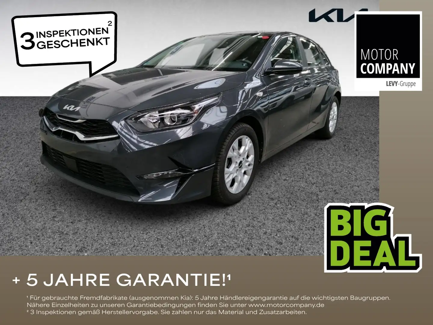 Kia Ceed / cee'd Ceed 1.5 T-GDI Vision +DCT+Navi+R.Kam+Allwetter++ Grey - 1