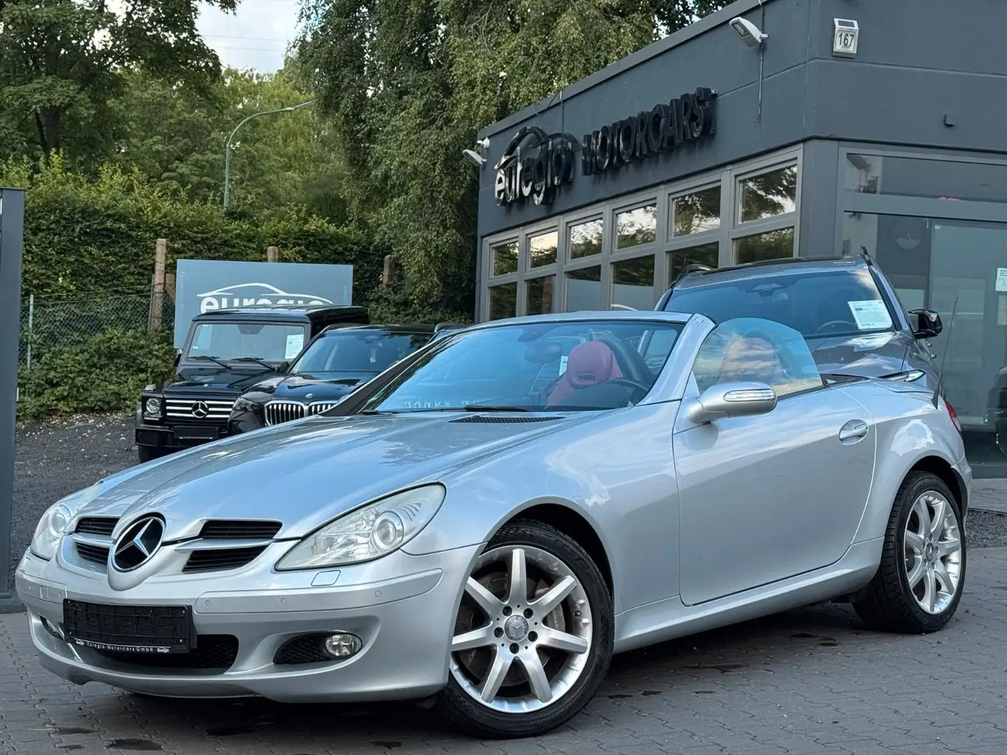 Mercedes-Benz SLK 350 Cabrio Aut. - Leder - Navi - Xenon /// Argent - 1