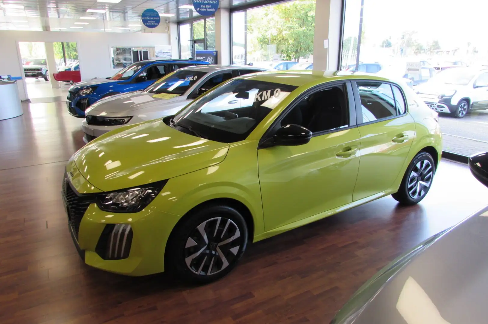 Peugeot 208 1.2 hybrid Style 100cv e-dcs KM.ZERO Giallo - 1