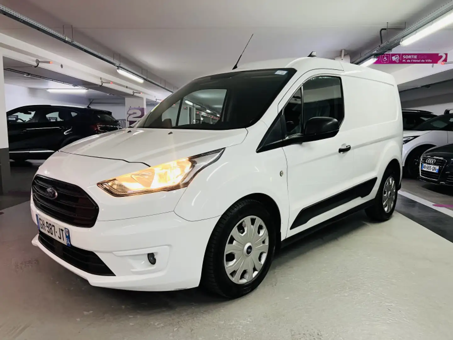 Ford Transit Connect L1 1.5 ECOBLUE 100CH TREND BVA 11491¤ HT**** 1ère  Blanc - 1