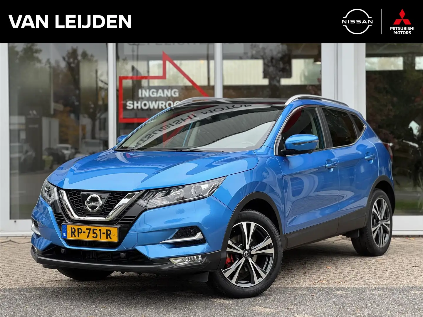 Nissan Qashqai 1.2 DIG-T 115pk N-Connecta | Panoramadak | Trekhaa Blauw - 1