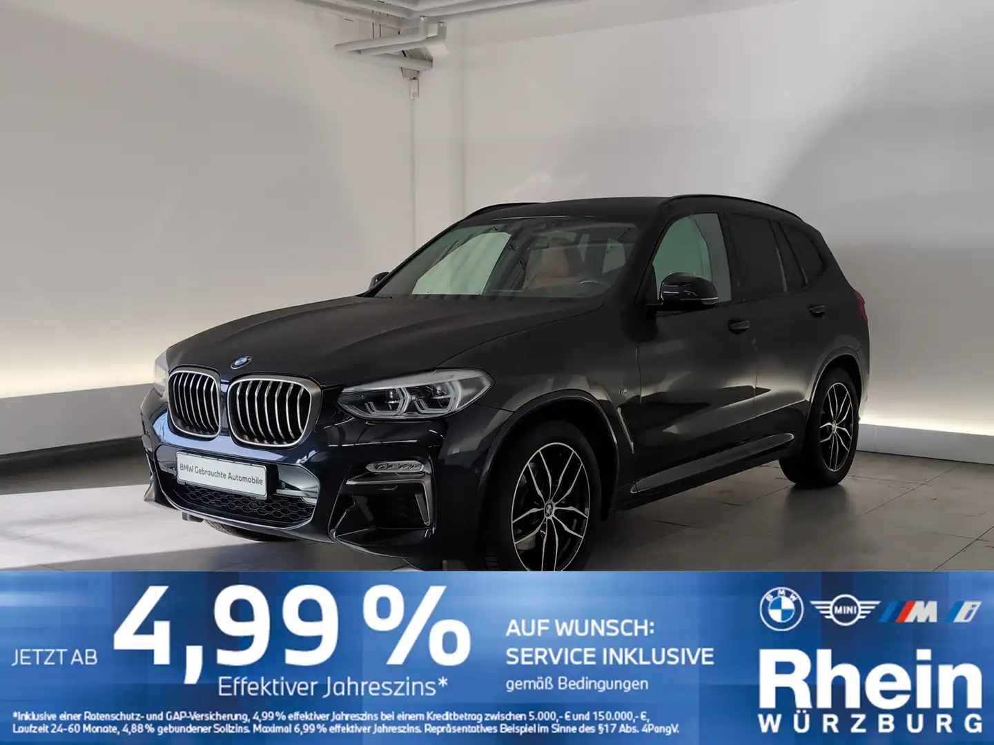 BMW X3 M 40i Navi/LED/AHK/RFK/PANO/HUD/H&K/Apple/PaAs Noir - 1