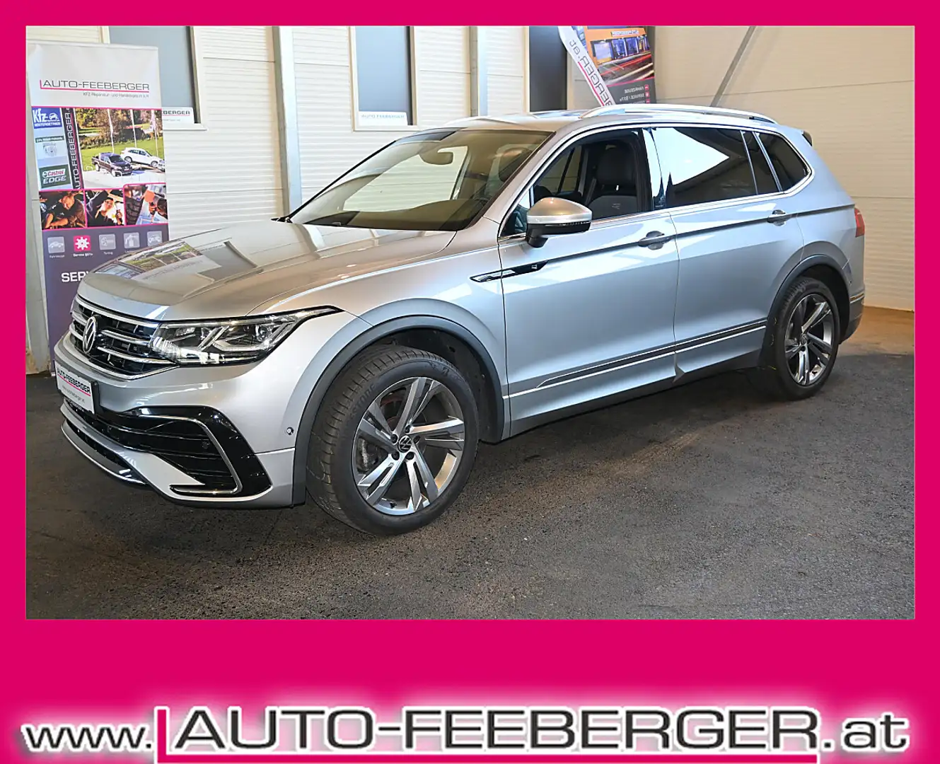 Volkswagen Tiguan Allspace 1.5 TSI ACT R-Line; ACC, Matrix-LED, Winterpake... Silber - 1