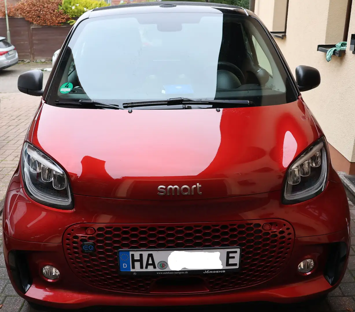 smart city-coupé/city-cabrio EQ Electric Piros - 1