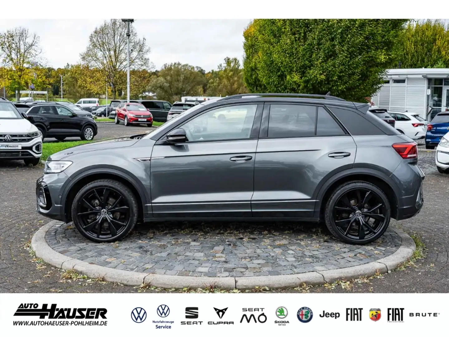 Volkswagen T-Roc R-Line 2.0 TSI DSG 4Motion AHK LEDER EL. HECKKL. B Grau - 2