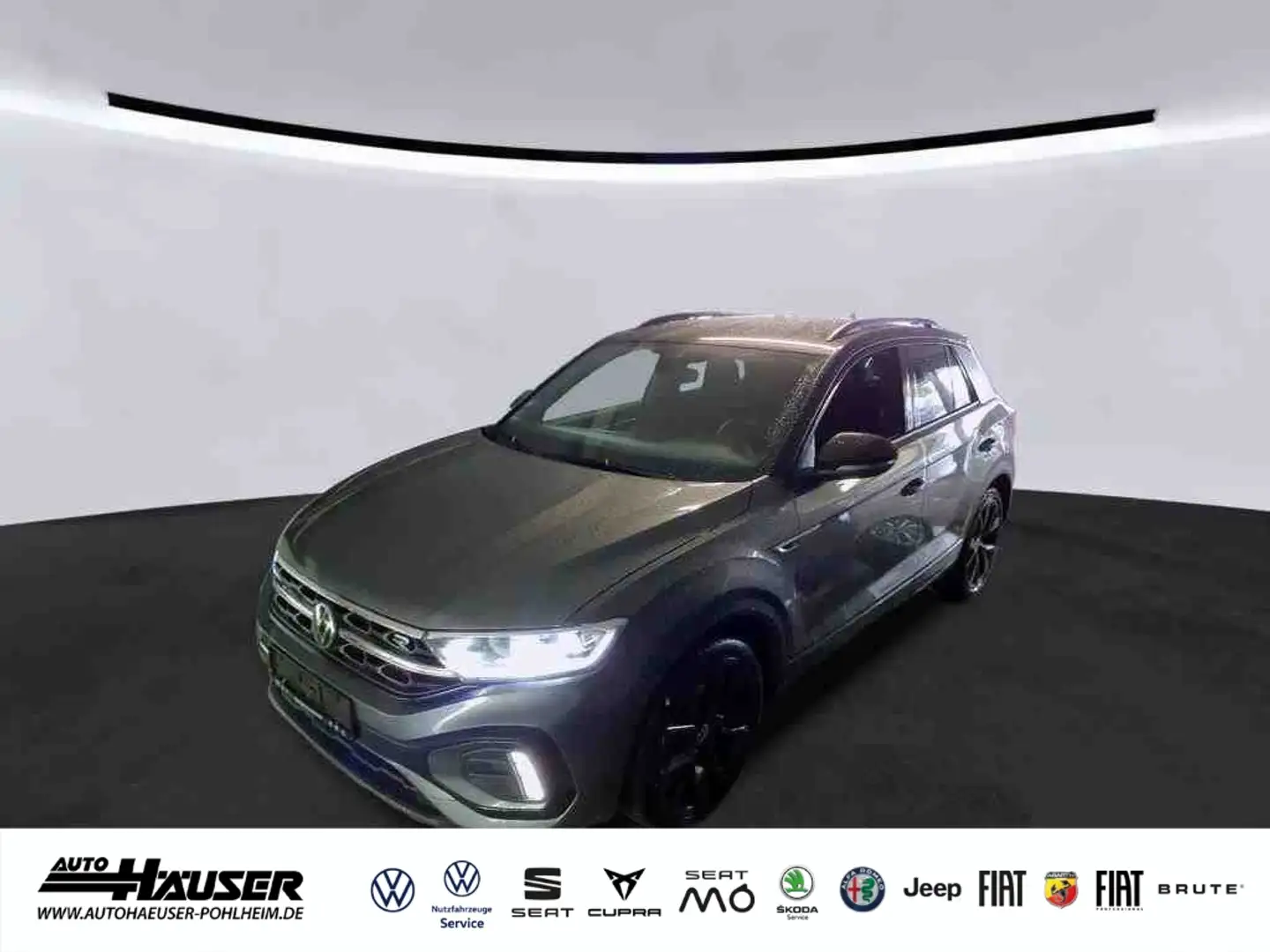 Volkswagen T-Roc R-Line 2.0 TSI DSG 4Motion AHK LEDER EL. HECKKL. B Grau - 1