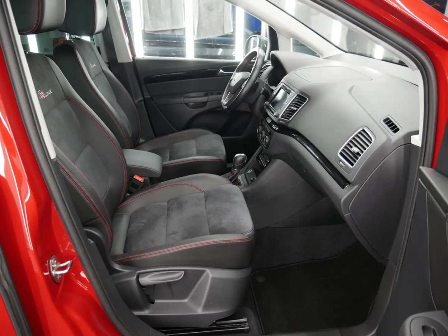 SEAT Alhambra 2.0 TDI FR-Line XENON NAVI 7-SITZER Rouge - 2