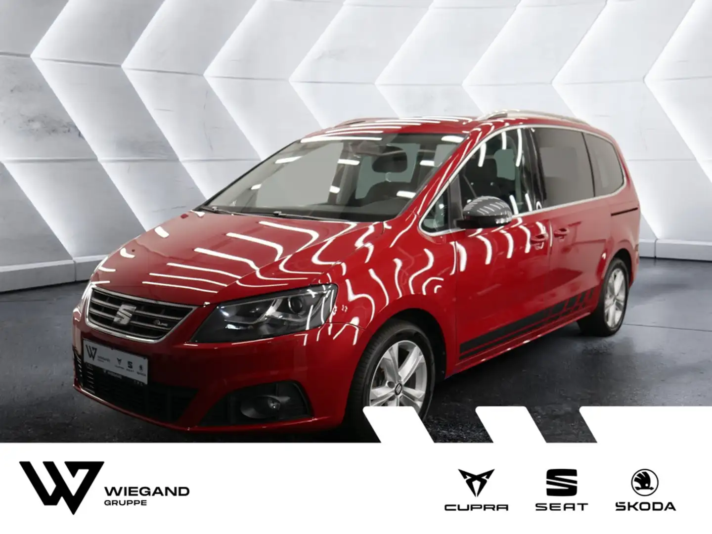 SEAT Alhambra 2.0 TDI FR-Line XENON NAVI 7-SITZER Rouge - 1