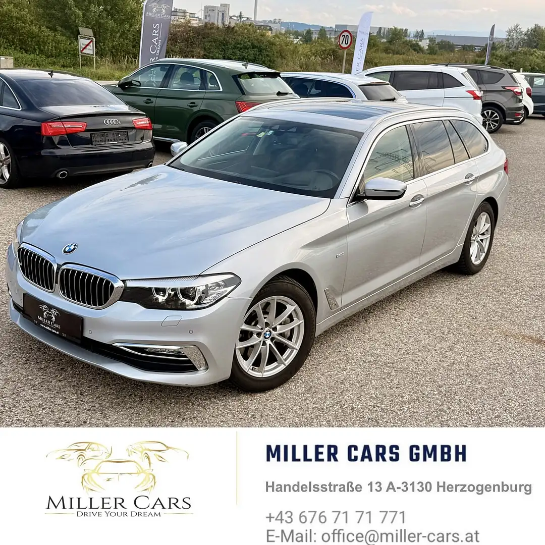 BMW 530 i Touring xDrive Aut. Argent - 1