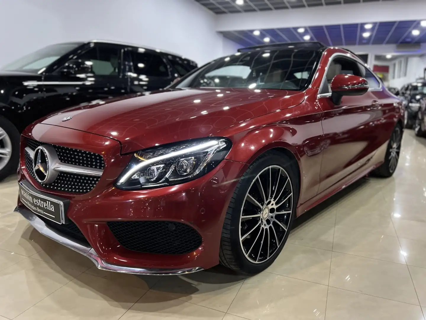 Mercedes-Benz C 220 Coupé 220d 9G-Tronic (4.75) Burdeos - 1