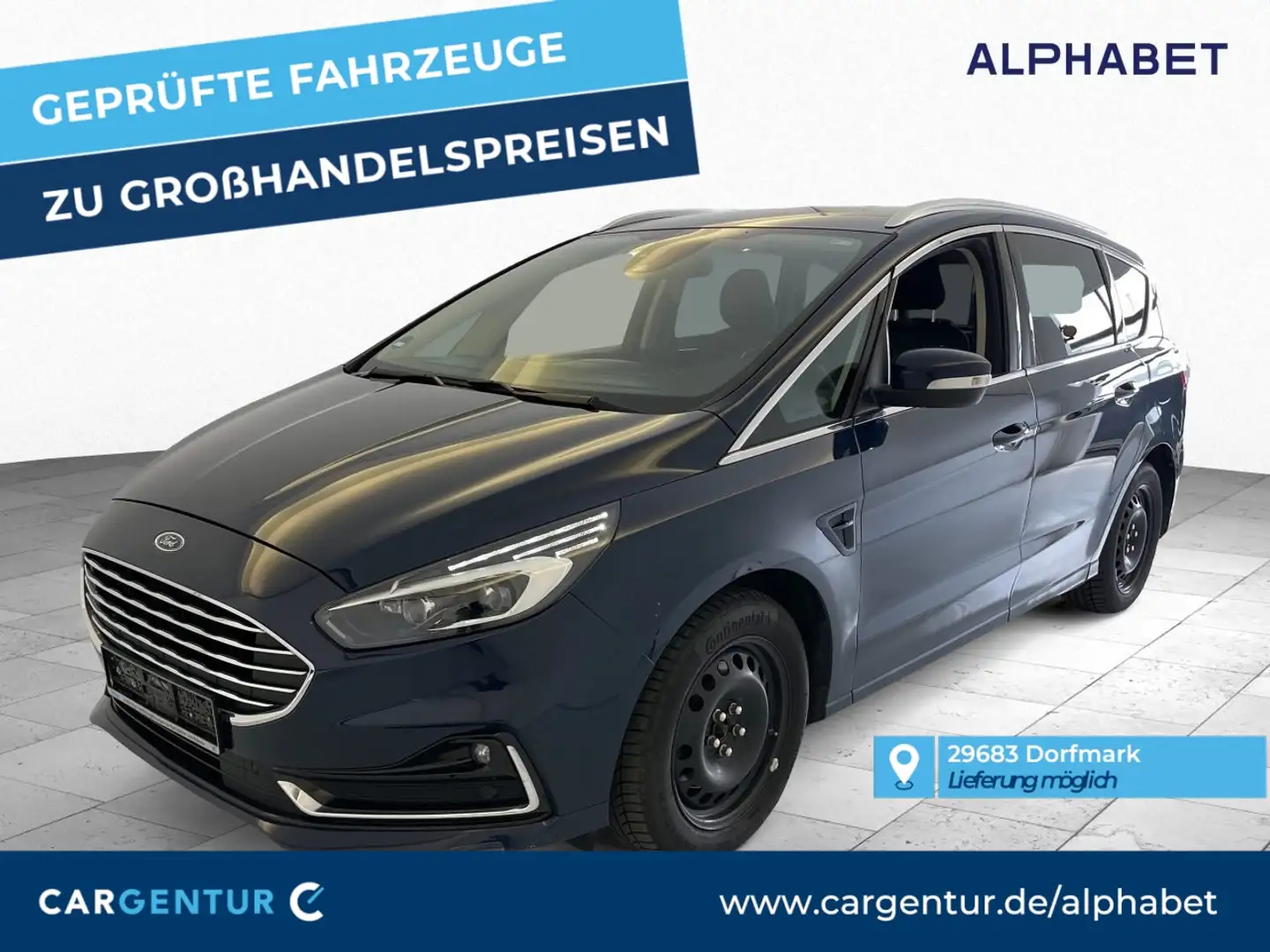 Ford S-Max 2.0 EcoBlue Titanium AHK SpoSi Key LED AUT Blue - 1