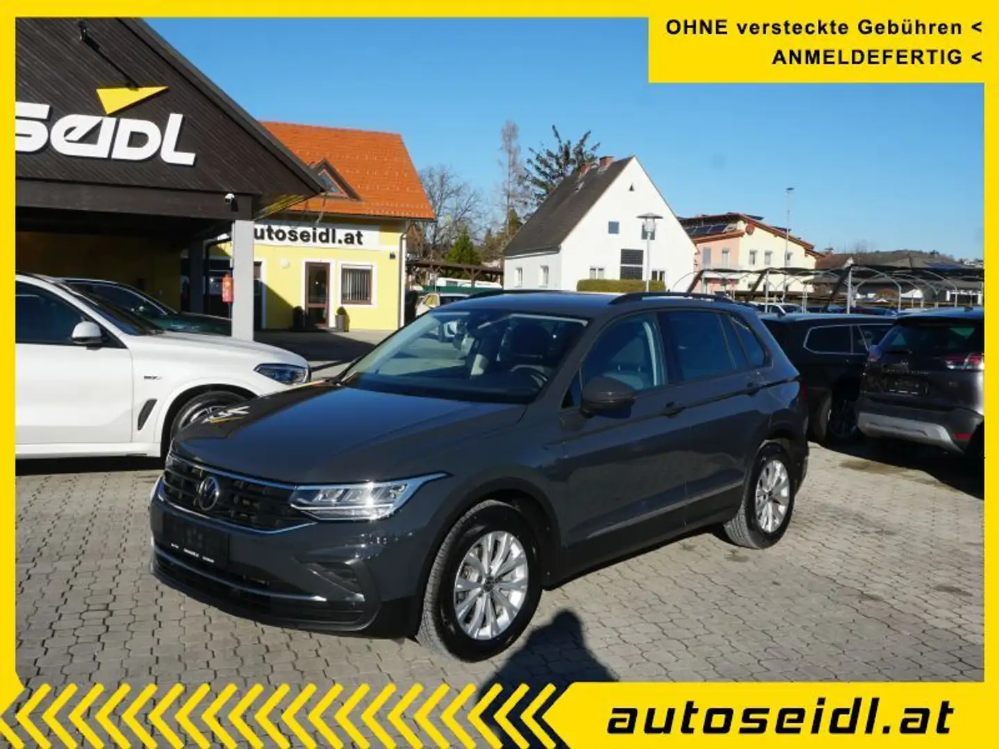 Volkswagen Tiguan 2,0 TDI Life *NAVI+LED+KAMERA* Grau - 1
