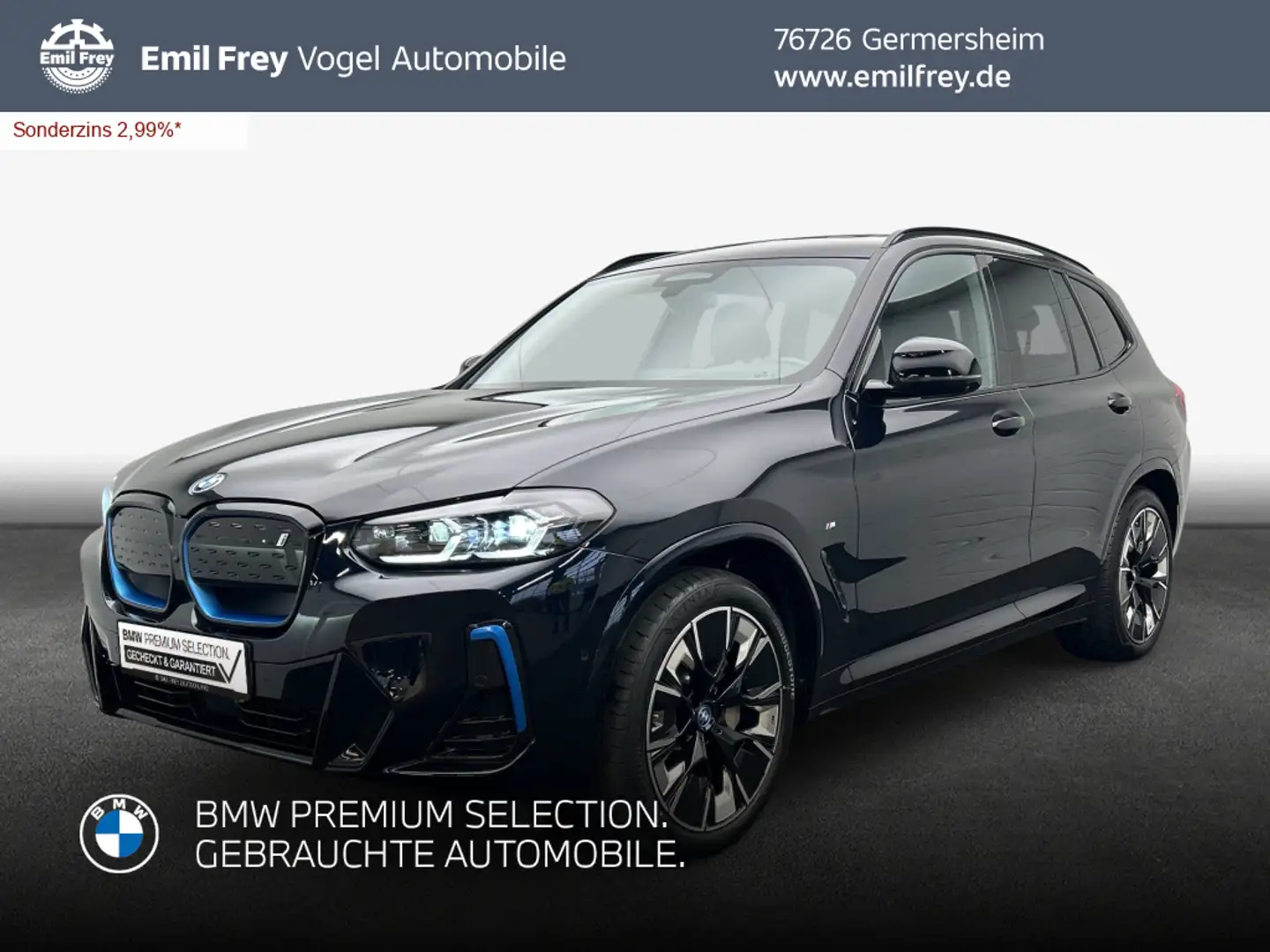 BMW iX3 Impressive Schwarz - 1