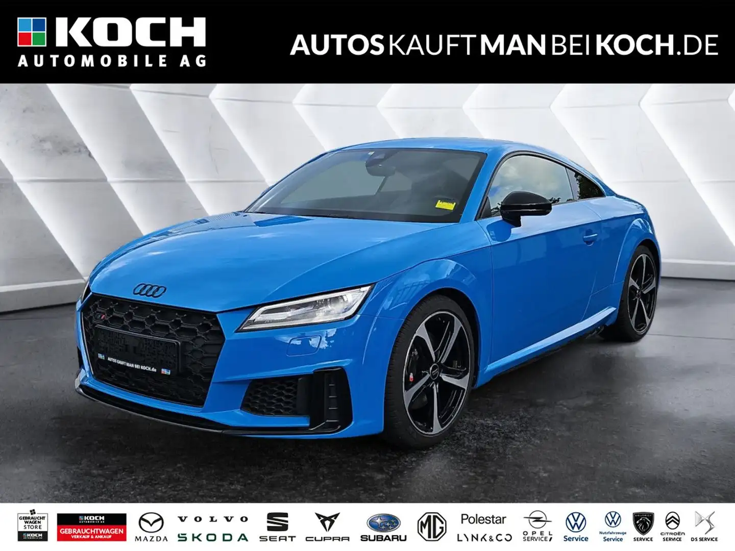 Audi TT S Coupe TFSI quaro NAVI VIRTUAL ALCANTARA TEMP Blau - 1