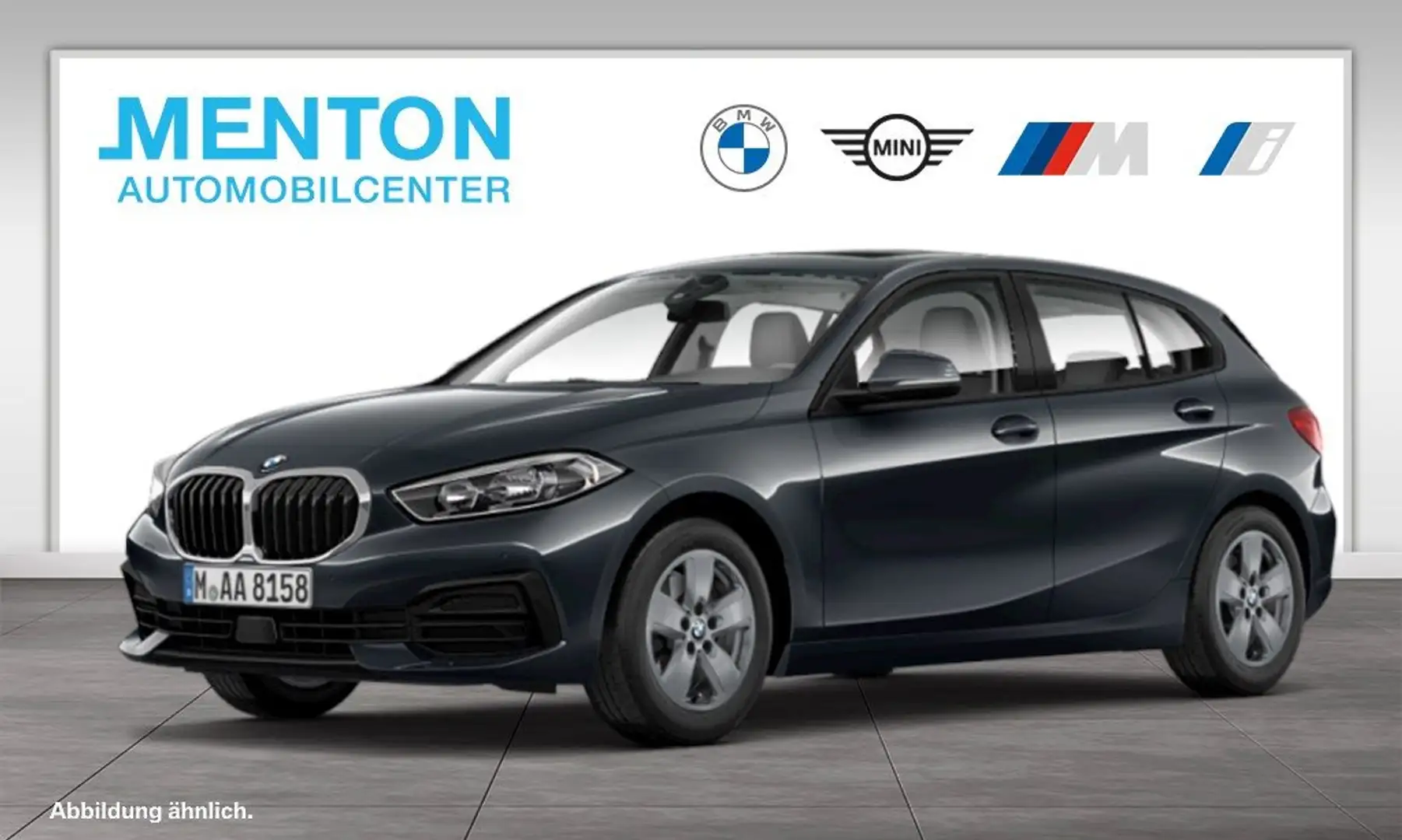 BMW 118 i Advantage/Panorama/PDC/DAB Gris - 1