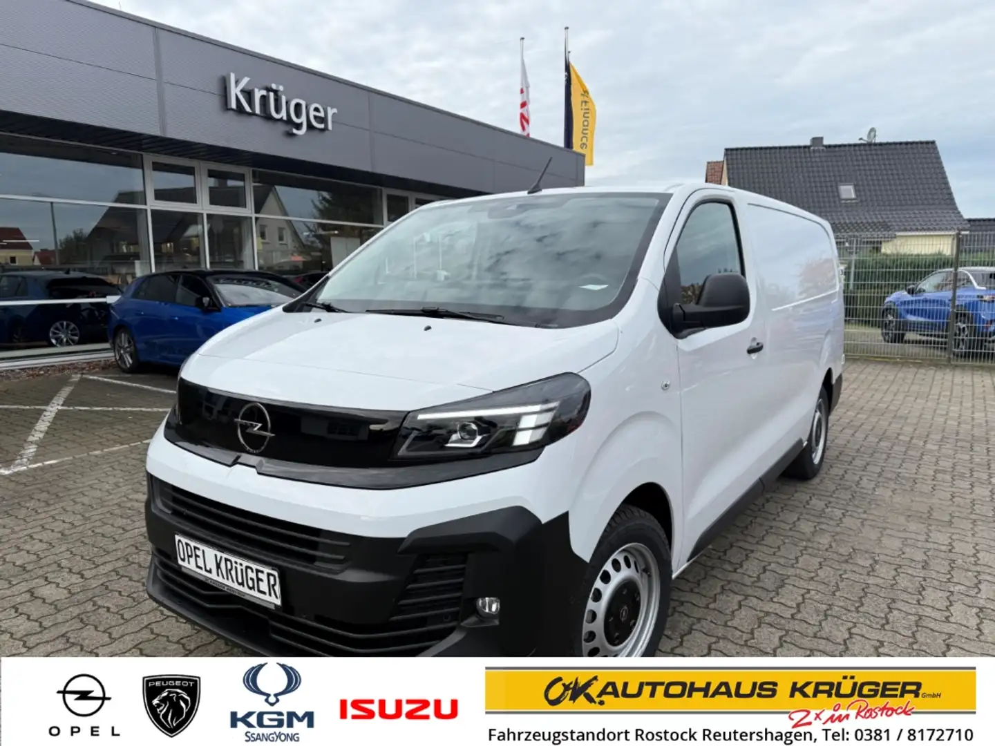 Opel Vivaro Kasten XL LED+AHK+Laderaumschutz Alb - 1