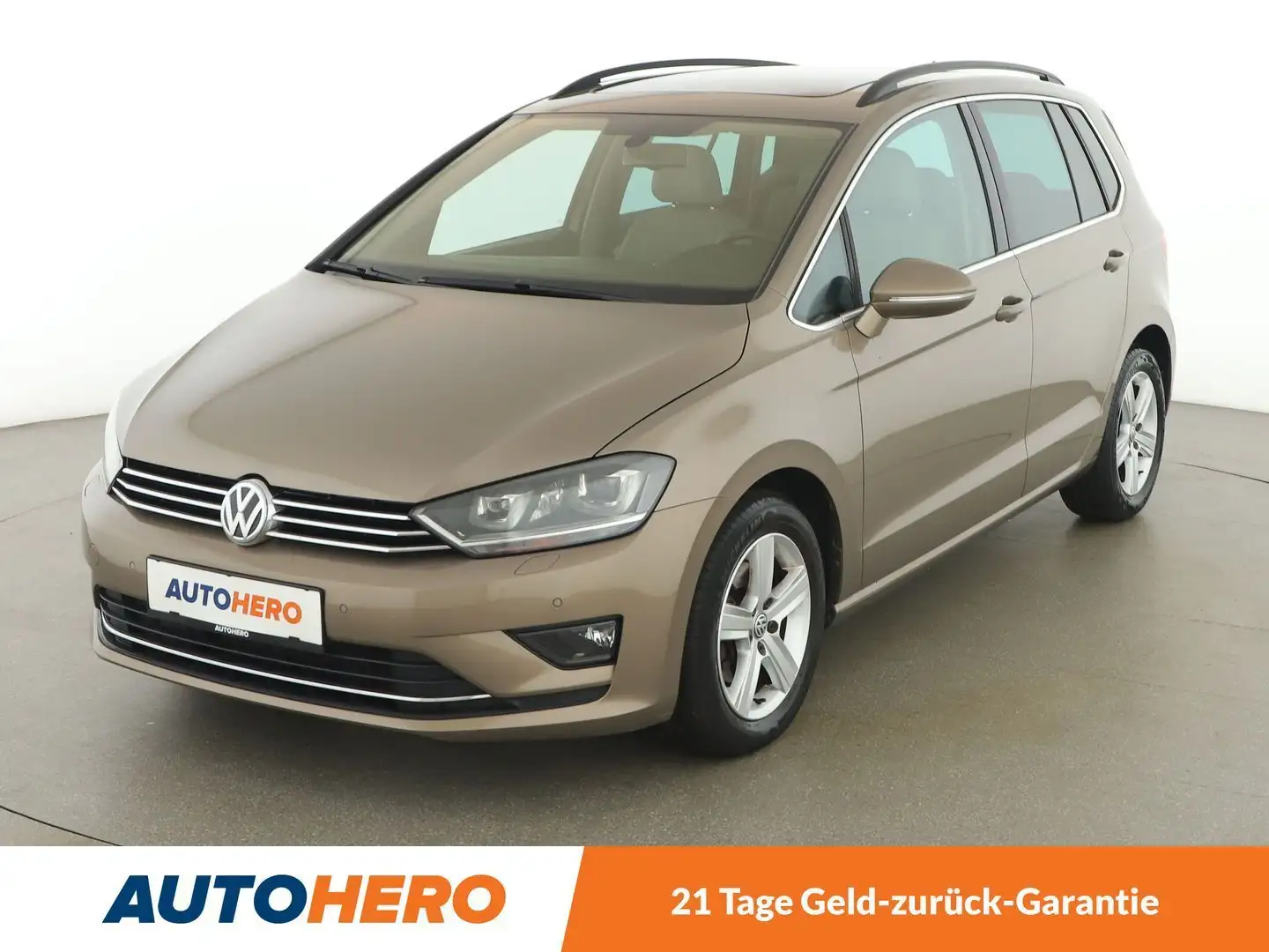 Volkswagen Golf Sportsvan 1.6 TDI Sky BlueMotion Tech Aut. *XENON*PANO*PDC* Jaune - 1