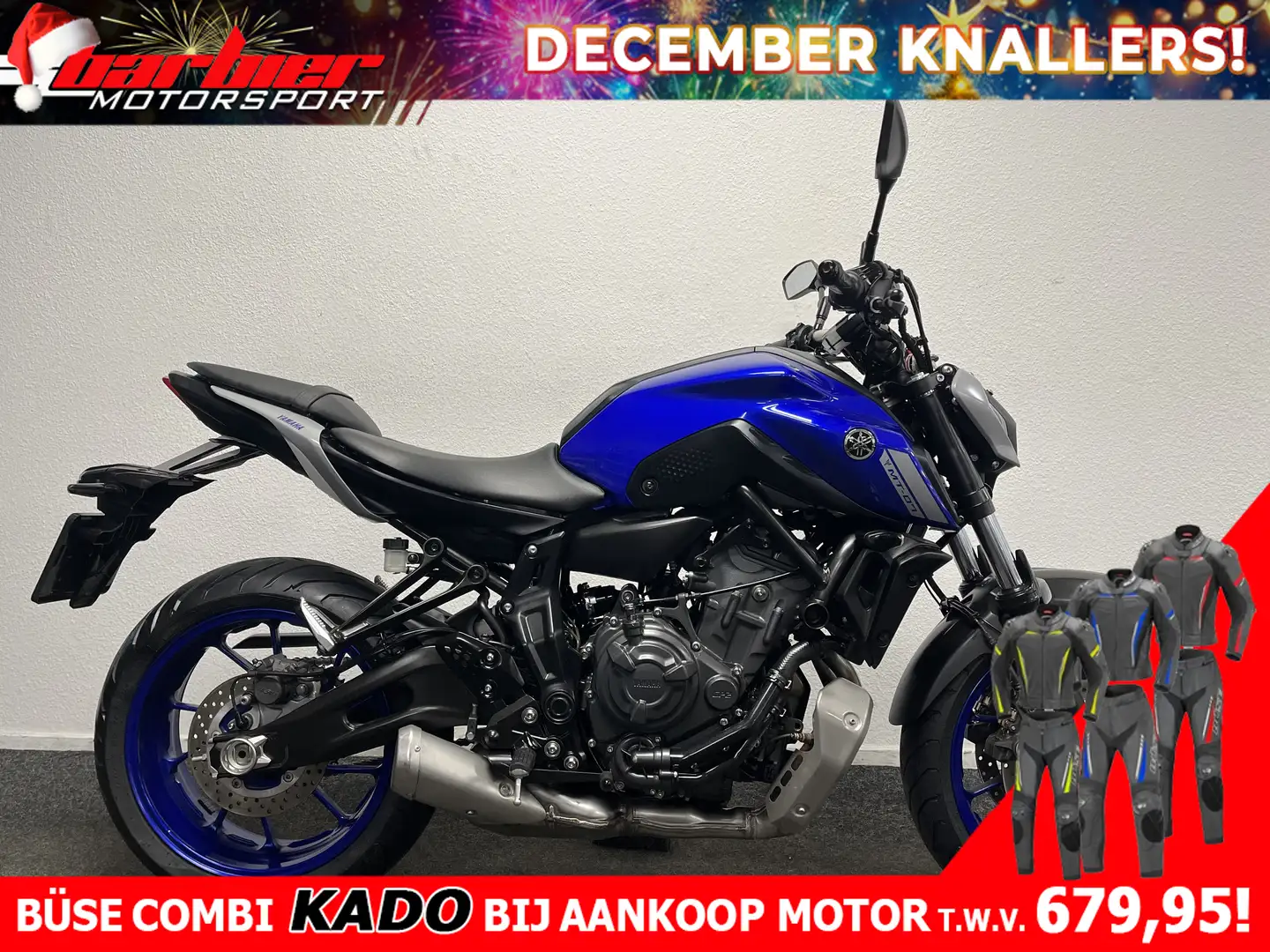 Yamaha MT-07 ABS Blauw - 1