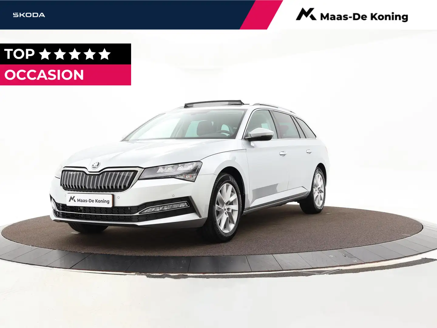 Skoda Superb Combi 1.4 Tsi 218pk DSG iV Business Edition Plus · Zilver - 1