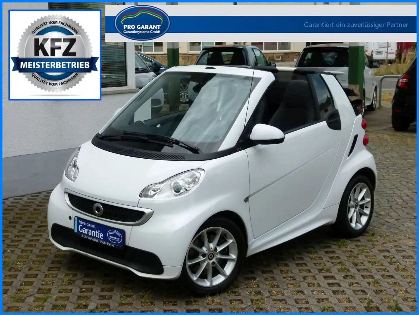 smart forTwo fortwo Cabrio Servo Klima Navi SHz +GARANTIE+ Weiß - 1