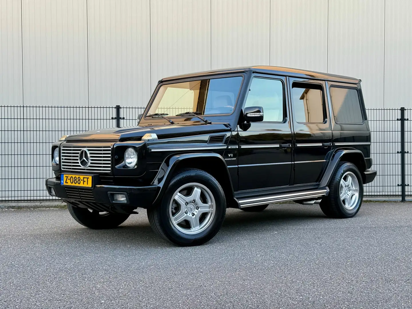 Mercedes-Benz G 55 AMG V8 Kompressor | Youngtimer | Trekhaak | Airco | Open dak | 2e Eig. Schwarz - 1