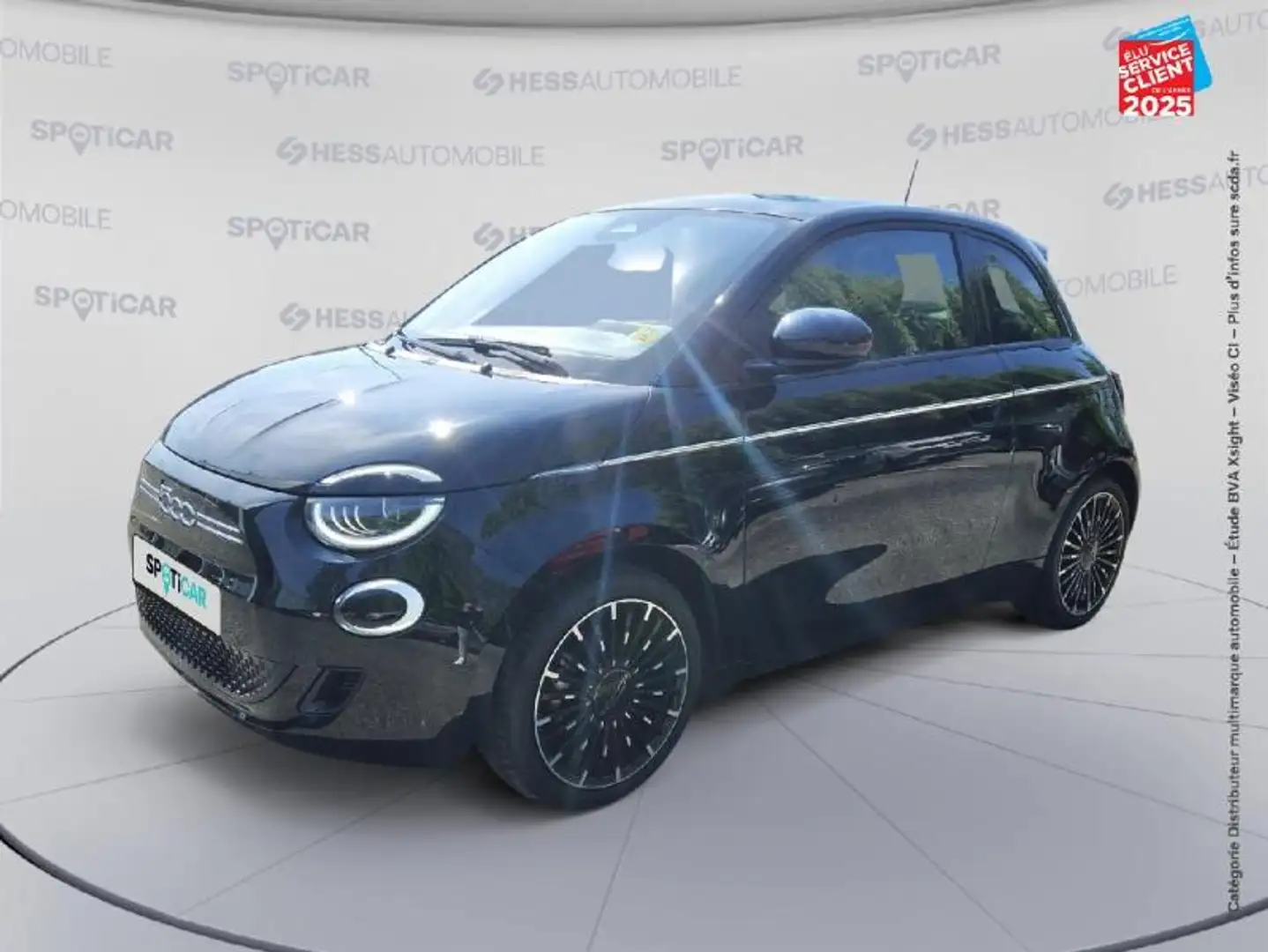 Fiat 500e e 118ch Icône Plus Noir - 1