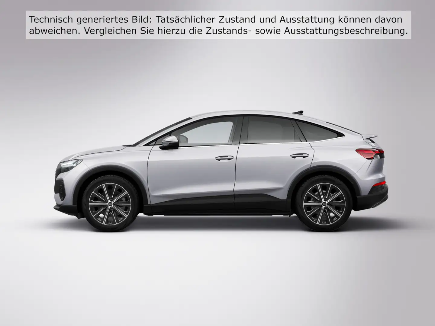 Audi Q4 e-tron Sportback 40*MATRIX*NAVI-PLUS*20ZOLL*H Zilver - 2