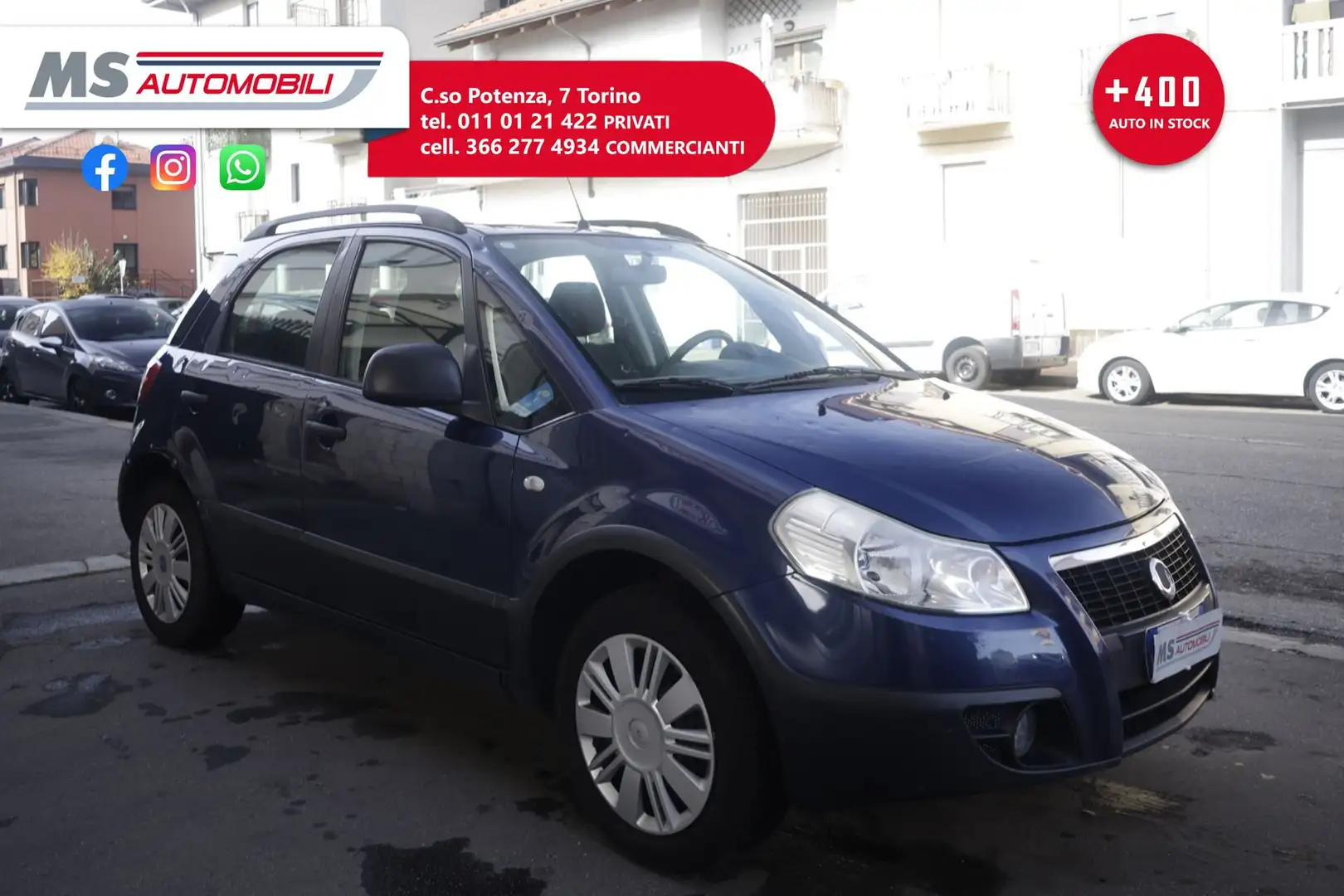 Fiat Sedici 1.6 16V 4x4 Experience Blauw - 1