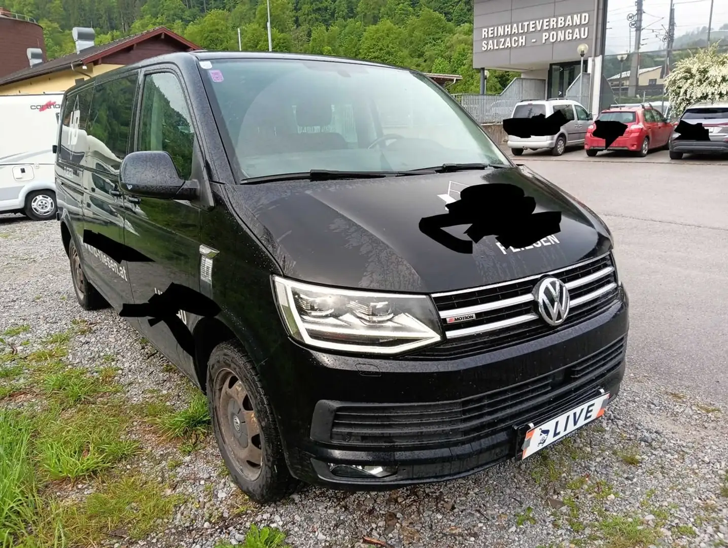 Volkswagen T6 Kombi Caravelle Comfortline lang 4Motion Nero - 1