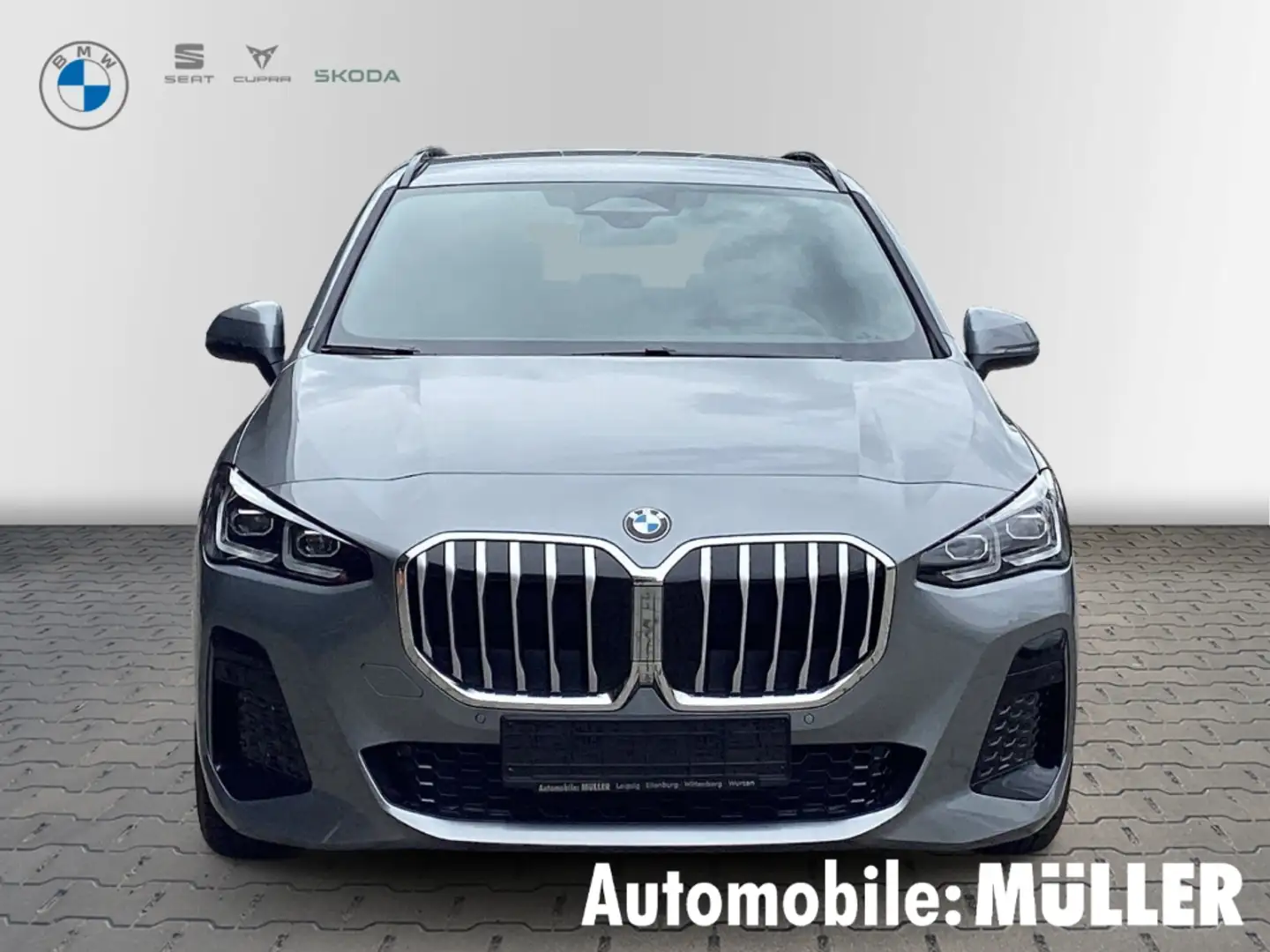 BMW 220 Active Tourer i M Sport EU6e Sportpaket AD AHK-kla Grau - 2