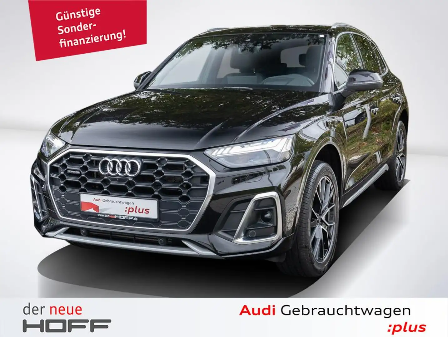 Audi Q5 50 TFSI e quattro S line Pano Luftfeder HeadUp Mat Schwarz - 1