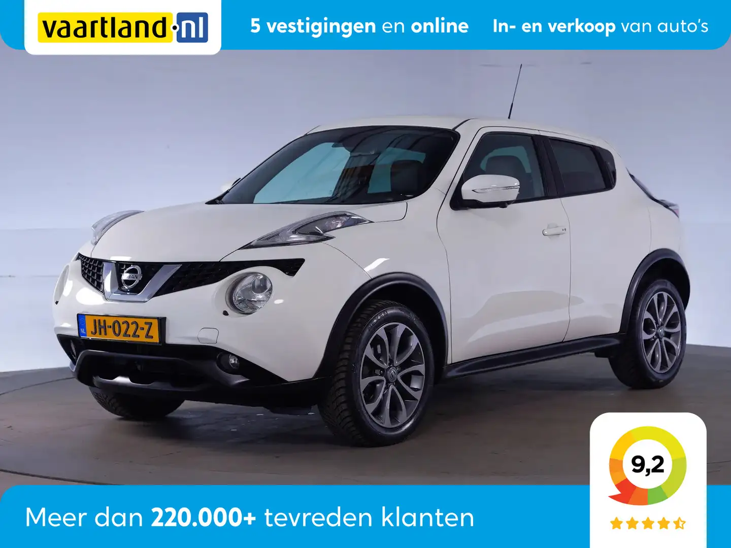 Nissan Juke 1.2 DIG-T S/S Tekna [ Climate control Airco Cruise Blanco - 1