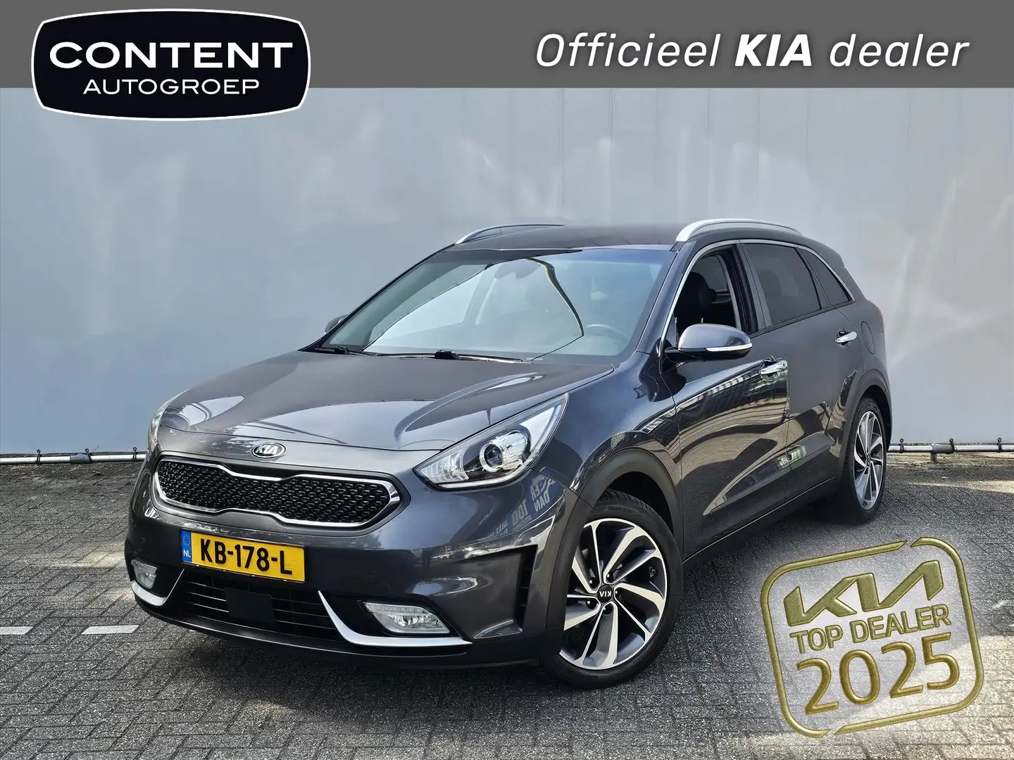 Kia Niro 1.6 GDi Hybrid 141pk DCT6 ExecutiveLine I Trekhaak Gris - 1
